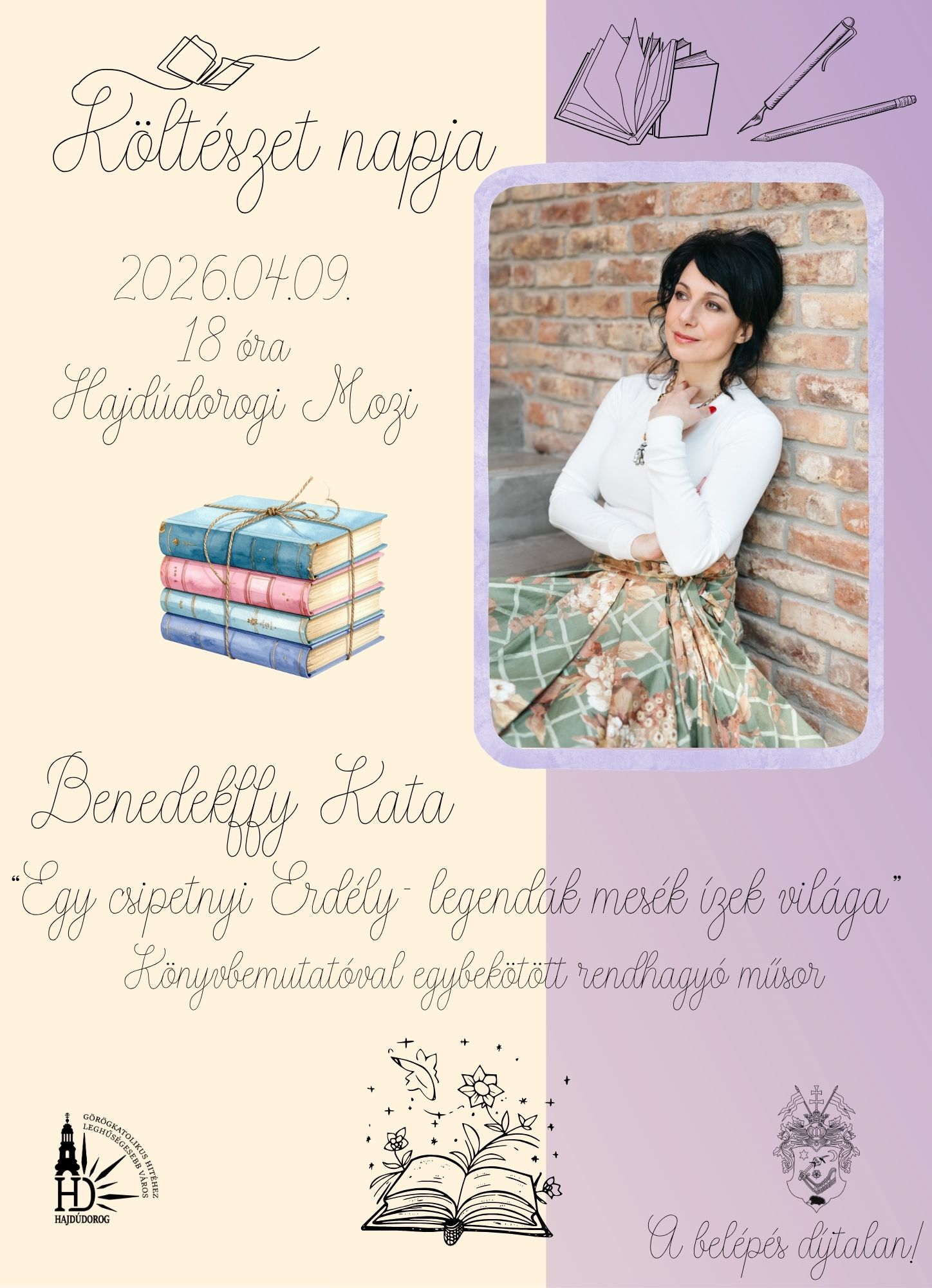 Egy Csipetnyi Erdély - könyvbemutató Hajdúdorog, 2026.04.01